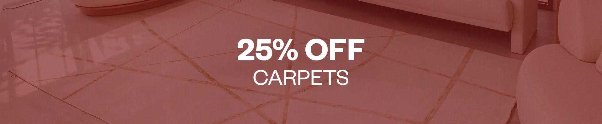 Carpet sale-25% discount